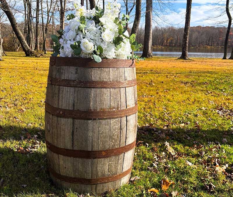 Decorative Wine Barrels