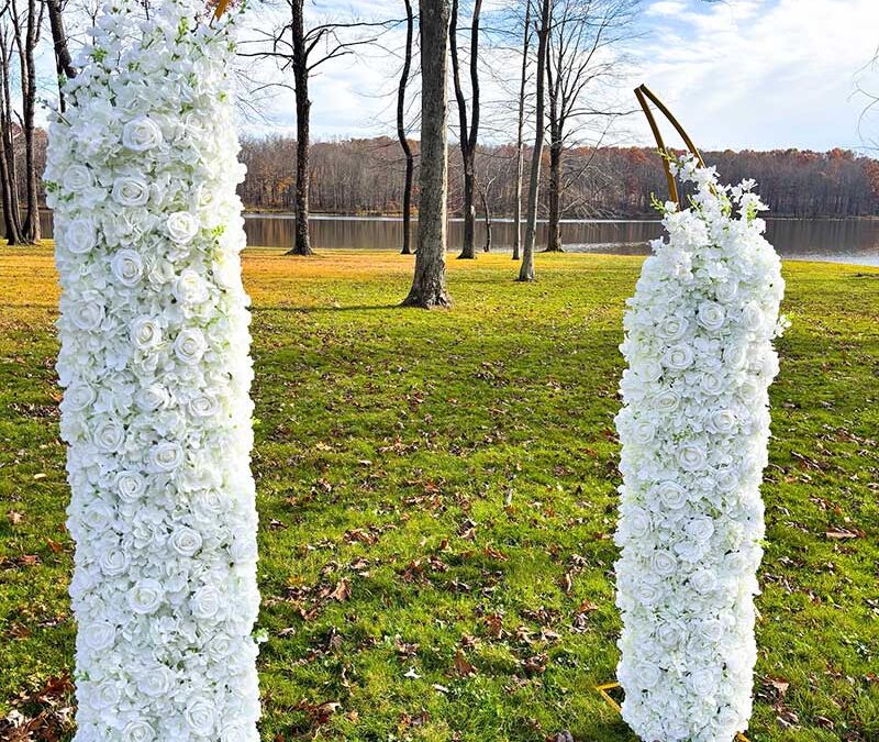Floral Half Moon Arches