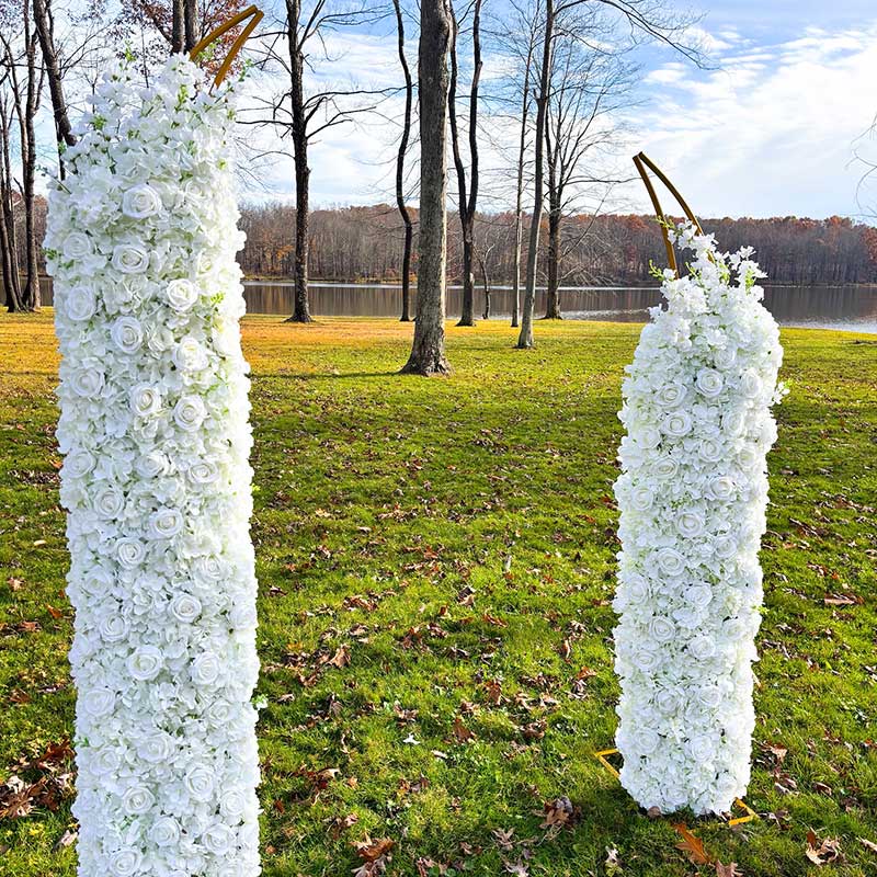 Floral Half Moon Arches
